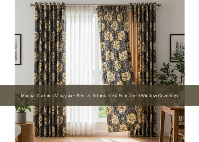 Manual Curtains Malaysia – Stylish, Affordable & Functional Window Coverings